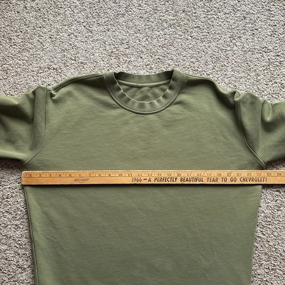 Lululemon Women’s Green Oversize Crew Neck Sweatshirt